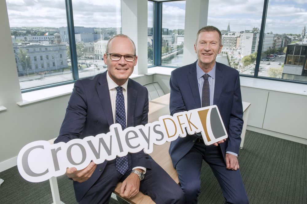 James O'Connor with An Tánaiste Simon Coveney
